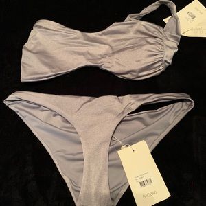 Baobab Ola Silver Gray Bikini Set